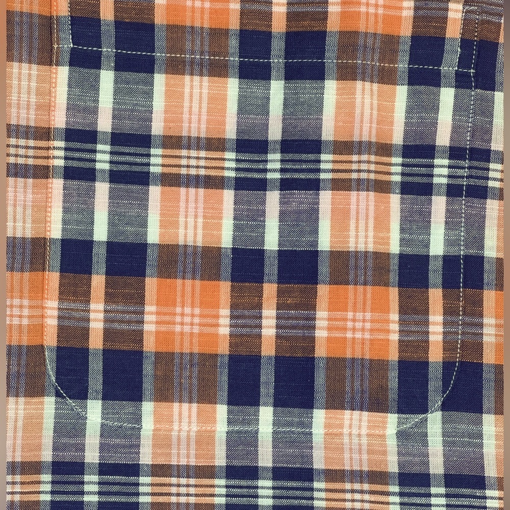 Brooks Brothers Multi Madras Plaid Sports Shirt - 2XLT - Picture 3 of 7